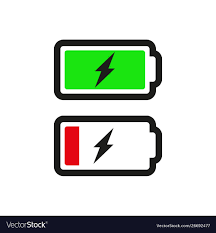 Charging icon simple Royalty Free Vector Image